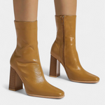 Contemporary Mid-Calf Boots, Spacious Fit