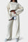 Women's Sleek Knit Two-Piece Ensemble in Beige
