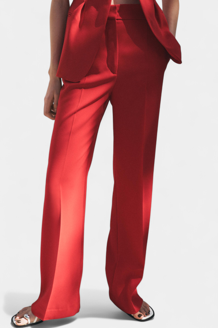 Women's Belted Gilet and Wide-Leg Pant Set, photo 2