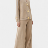 Classic Cardigan Set with Wide-Leg Pants, photo 2