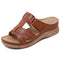 Women's Comfort Step Sandals in Brown