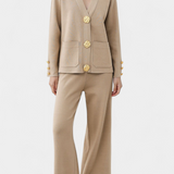 Classic Cardigan Set with Wide-Leg Pants, photo 3
