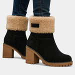 Sienna Faux Fur Block Heel Ankle Boots, photo 23