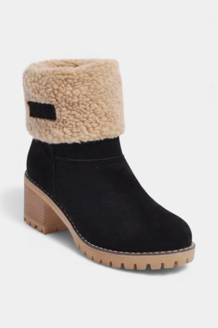 Sienna Faux Fur Block Heel Ankle Boots, photo 21