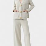 Classic Cardigan Set with Wide-Leg Pants, photo 7
