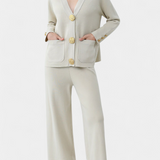 Classic Cardigan Set with Wide-Leg Pants, photo 7