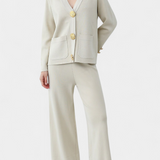 Classic Cardigan Set with Wide-Leg Pants, photo 9