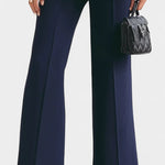 High-Collar Two-Piece Wide-Leg Set, photo 3