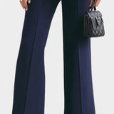 High-Collar Two-Piece Wide-Leg Set, photo 3