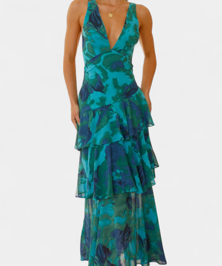 Zaryssah Elegant Dress in Green