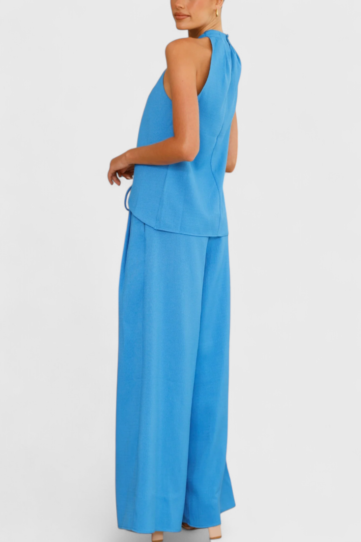 Front Neckline Top with Wide Leg Pants, photo 8
