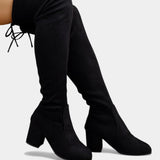 Women's Chunky-Heeled Thigh-High Boots, photo 2