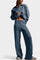 Women's Two-Piece Soft and Elegant Knit Set in Blue