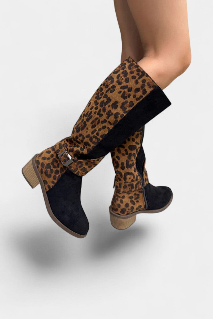 Women's Stylish and Cozy Leopard Print Boots, photo 8