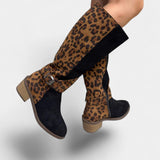 Women's Stylish and Cozy Leopard Print Boots, photo 8