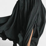 Black High-Neck Set with Pleated Skirt, photo 3