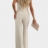 Sleeveless Set with Chic Flowing Pants, photo 2
