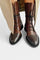 Stylish Heeled Boots with Comfort Support in Brown