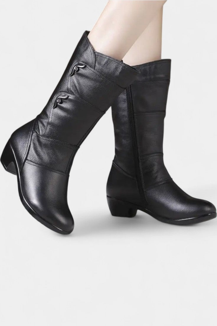 Ankle Boots Featuring Side Zipper and Cushioned Sole, photo 4