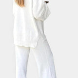 Women's Cozy V-Neck Two-Piece Daily Outfit, photo 6