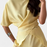 Two-Piece Ensemble with Crisscross Straps and Flowing Skirt, photo 5