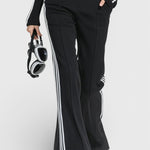 Retro Black Knit Set with Flared Pants, photo 3
