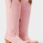 Retro Western Embroidered Pointed Toe Booties, photo 6