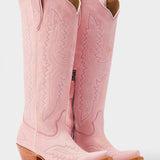 Retro Western Embroidered Pointed Toe Booties, photo 6