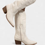 Suede Eusty Cowboy Boots with Block Heel, photo 7