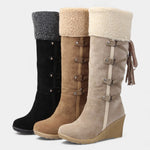 Wedge-Heel Winter Boots with Fur Lining, photo 8