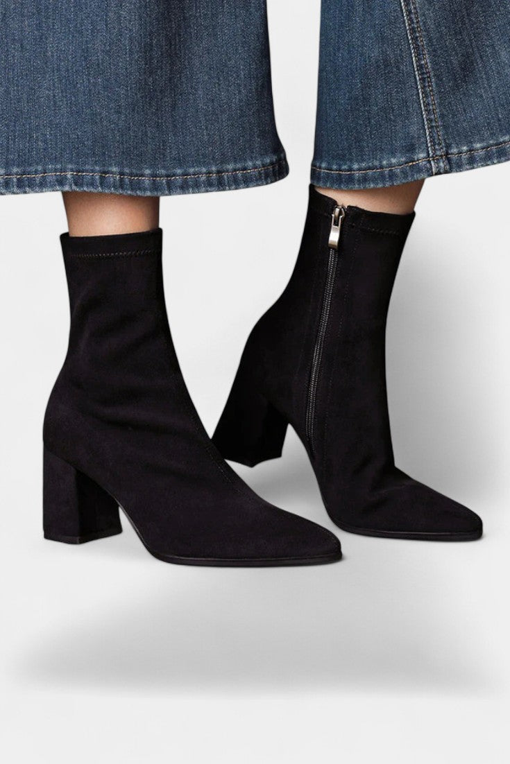 Pointed Toe Ankle Boots with Block Heel, photo 5