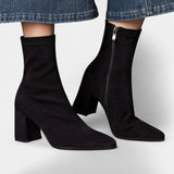 Pointed Toe Ankle Boots with Block Heel, photo 5