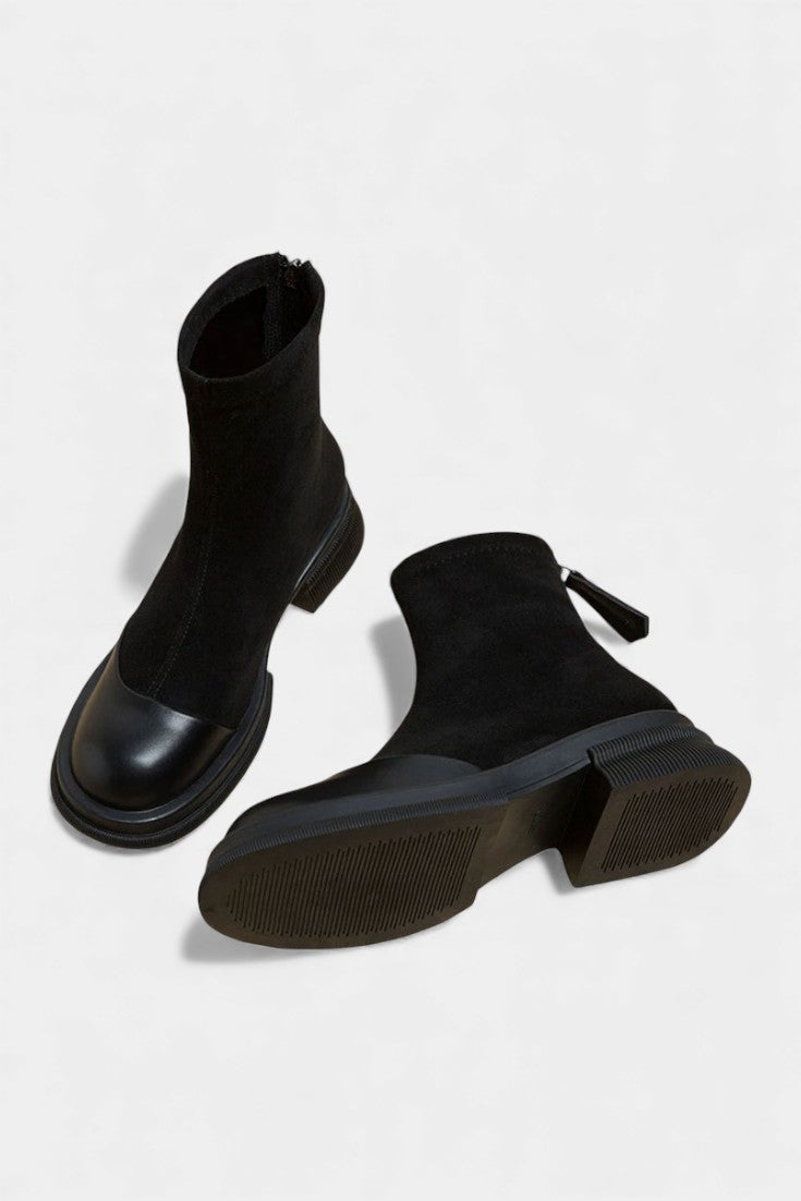Chunky Sole Ankle Boots with Buckle Accent, photo 5