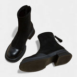Chunky Sole Ankle Boots with Buckle Accent, photo 5
