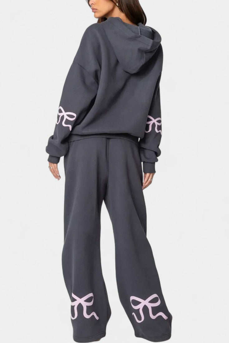 Relaxed Hoodie Ensemble with Flowing Pants, photo 3