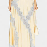 Satin and Lace Contrast Set with Flowing Midi Skirt, photo 4