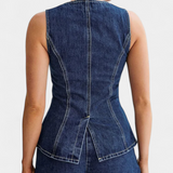 Sleeveless Jacket & High-Waisted Shorts, photo 2