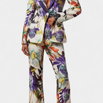 Women's Tailored Floral Print Set in Mixed color