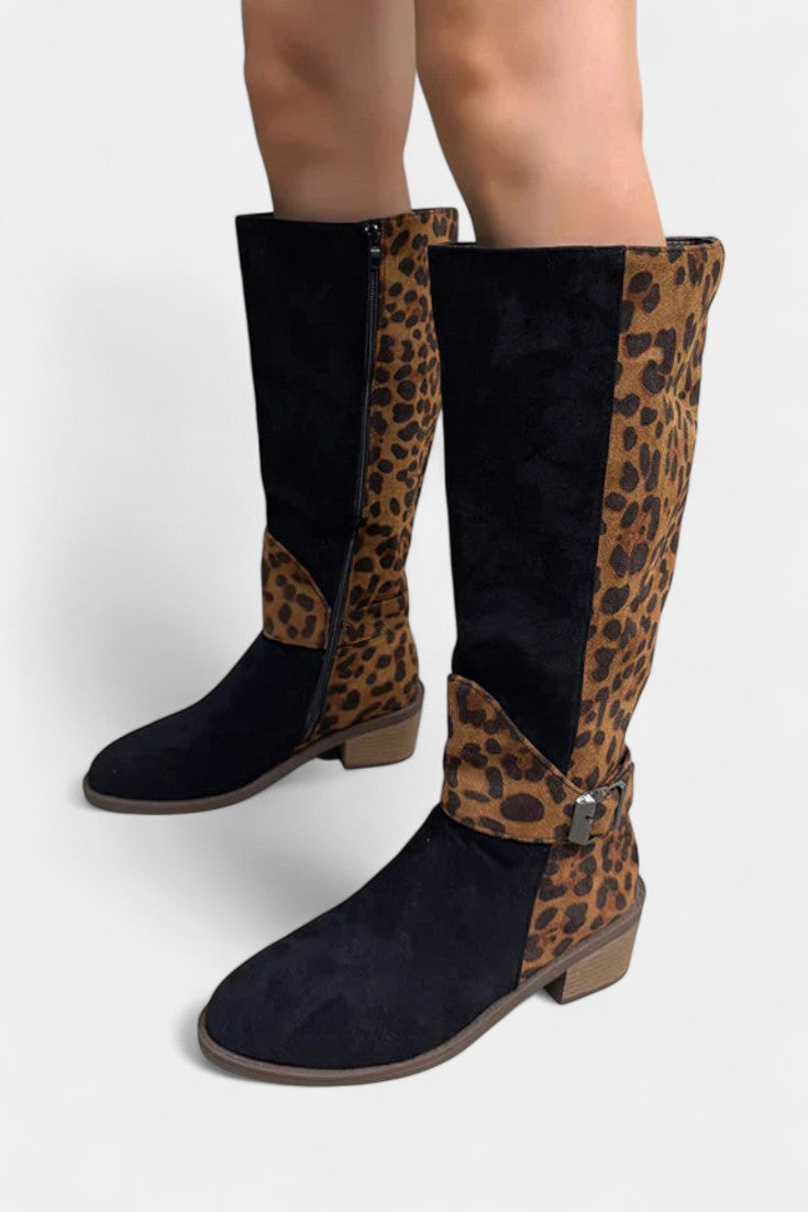 Women's Stylish and Cozy Leopard Print Boots, photo 7