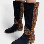 Women's Stylish and Cozy Leopard Print Boots, photo 7