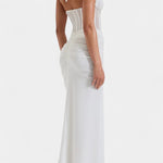 Mesh Corset Halter with Gathered Maxi Skirt Ensemble, photo 5