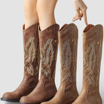 Long Embroidered Boots Featuring Back Zipper, photo 7