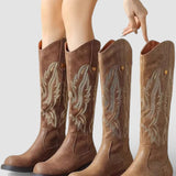 Long Embroidered Boots Featuring Back Zipper, photo 7