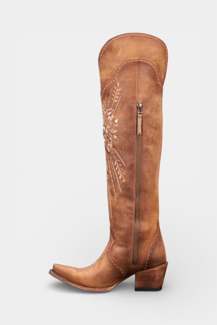 Vintage Western Lace-Up Boots with Embroidery, photo 3