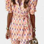 Puff-Sleeve Set with Flared Pants, photo 2