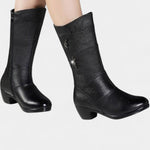Ankle Boots Featuring Side Zipper and Cushioned Sole, photo 2