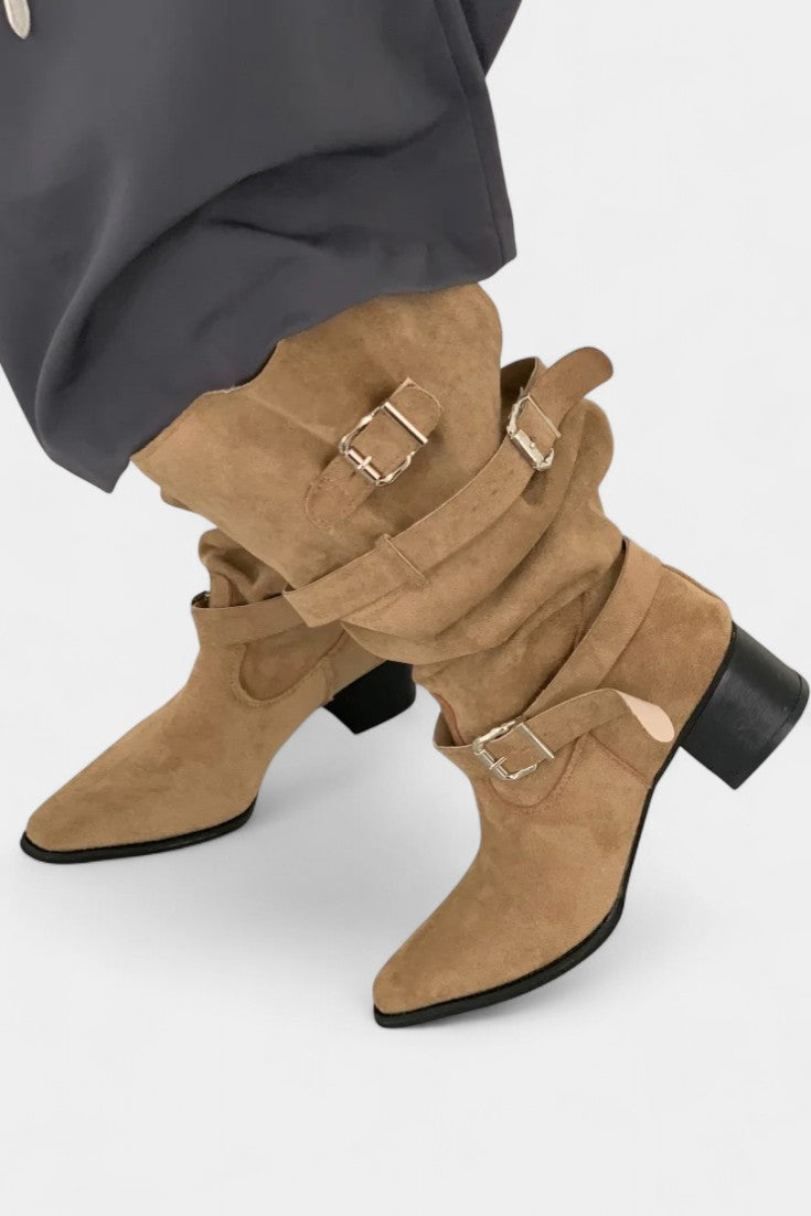 Pointed-Toe Western High Boots, photo 4