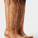 Retro Western Embroidered Pointed Toe Booties, photo 10