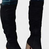 Women's Chunky Heeled Round Toe Boots, photo 6
