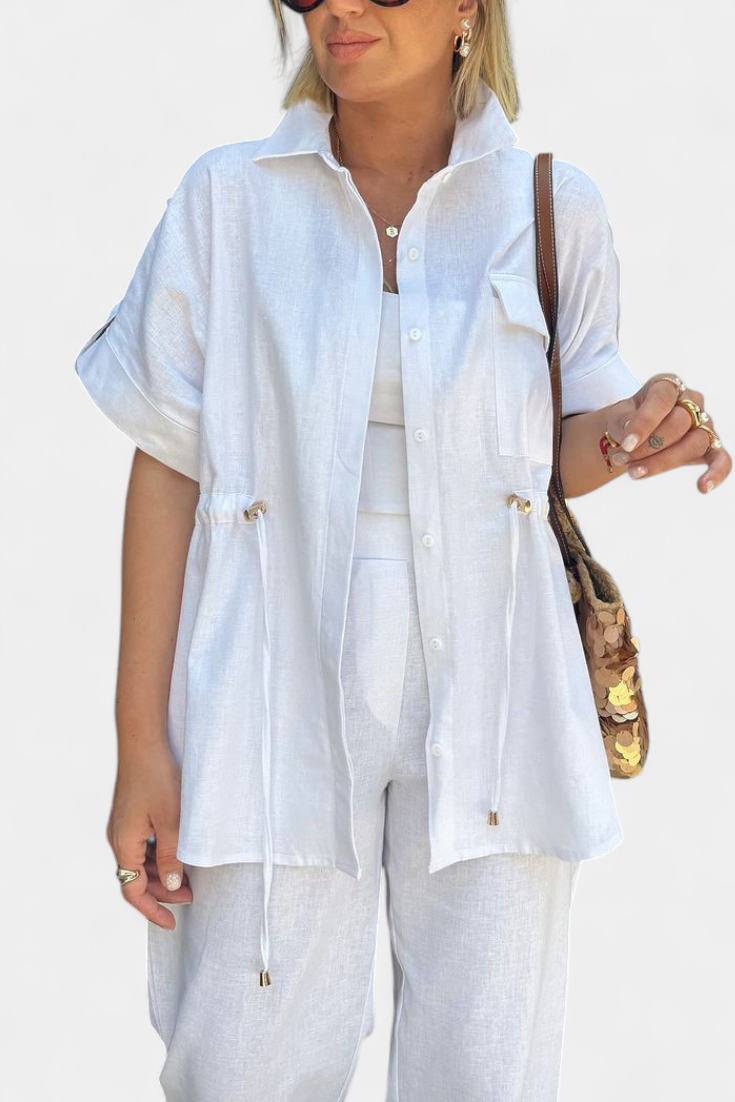 Relaxed Fit Two-Piece Linen and Cotton Set, photo 13